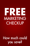How much could you save?  Find out with the Free AMG Marketing Checkup!