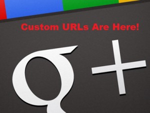 Google+ Custom-urls