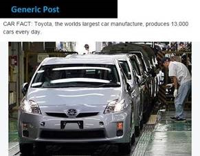 Generic Facebook Post Example